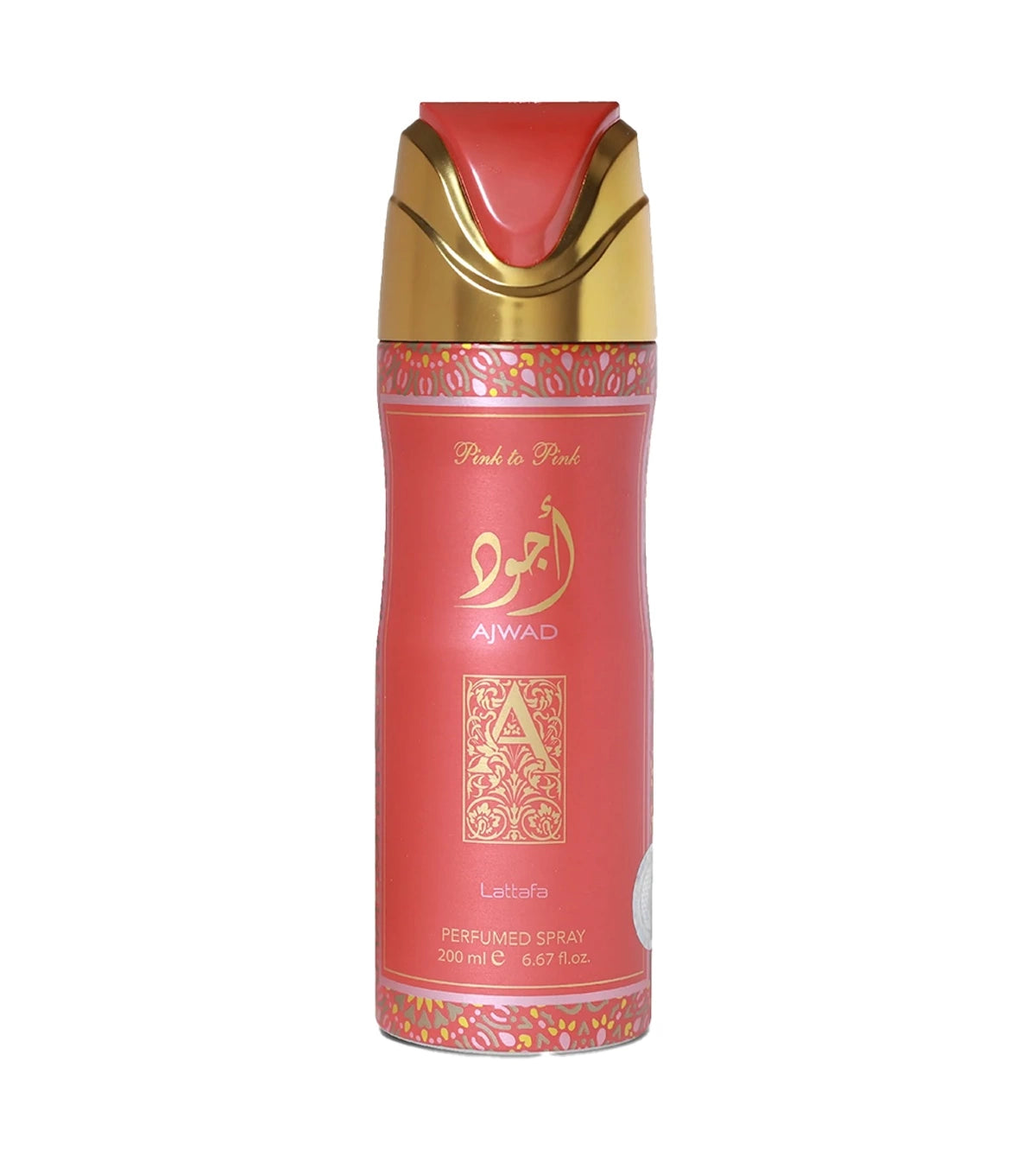 Body Spray Lataffa Ajwad Pink To Pink 200 ML DM