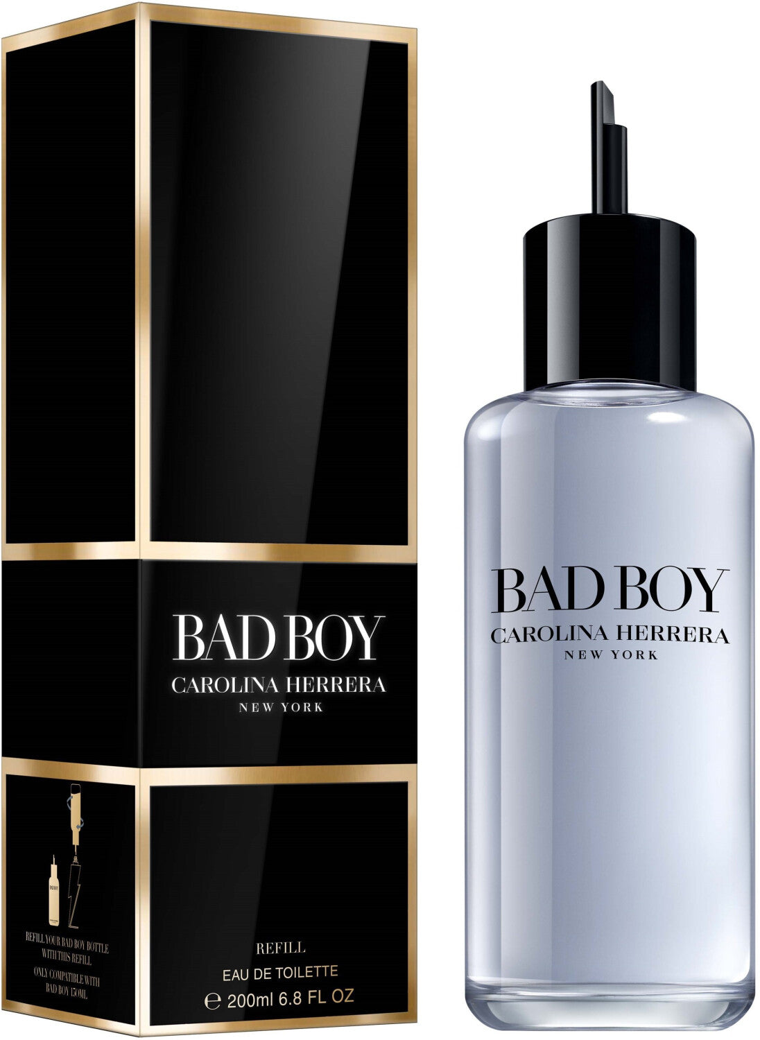 Bad Boy De Carolina Herrera 200 ML HM EDT Refill