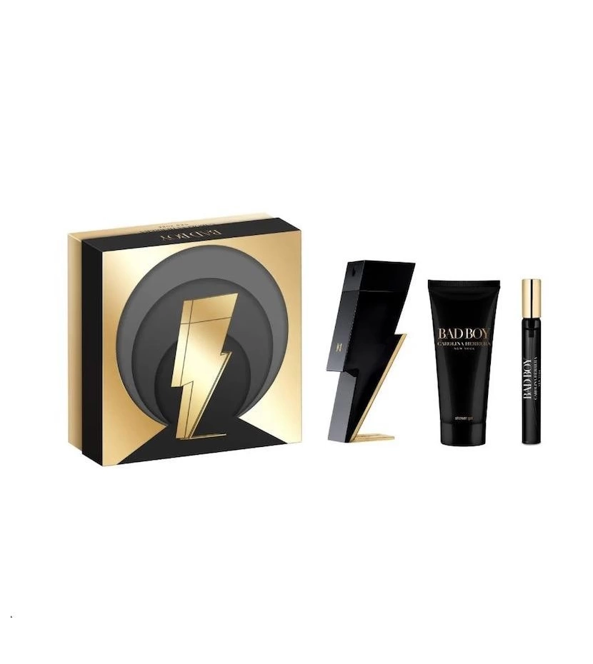 Estuche Bad Boy De Carolina Herrera 100 ML HM 3 Pz