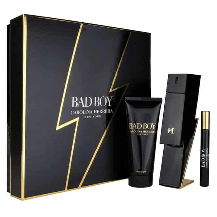 Estuche Bad Boy De Carolina Herrera 100 ML HM 3 Pz