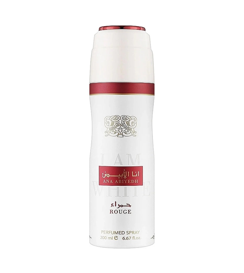 Body Spray Lataffa Ana Abiyedh Rouge 200 ML