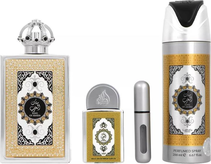 Estuche Lataffa King Of Arabia 100 ML HM EDP 4 Pz
