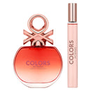 Estuche Benetton Colors Rose Intense 80 ML DM EDP 2 Pz