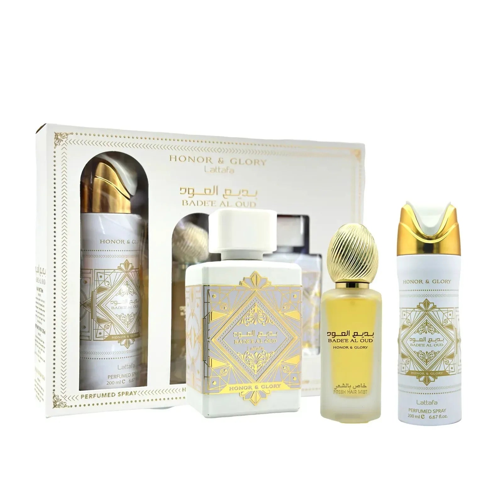 Estuche Lataffa Honor & Glory 100 ML HM EDP 3 Pz