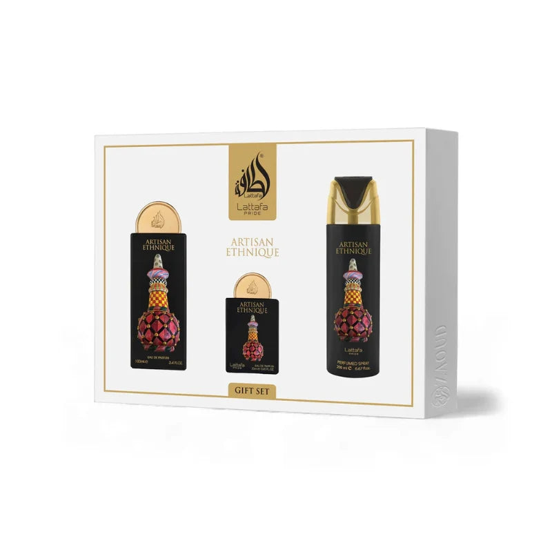 Estuche Lataffa Artisan Ethnique 100 ML EDP 4 Pz