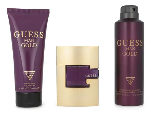 Estuche Guess Gold 75 ML HM 3 Pz