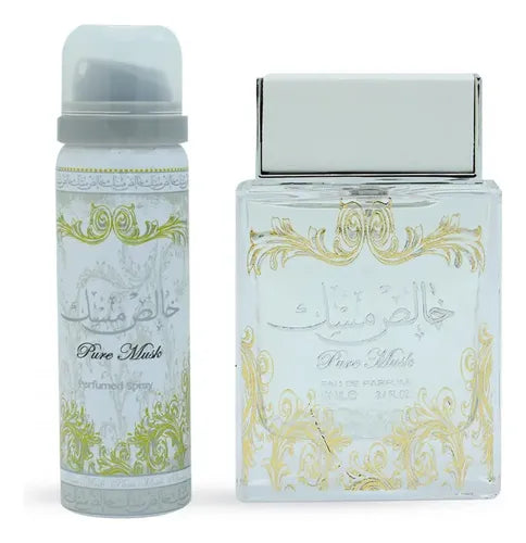 Lataffa Pure Musk 100 ML DM EDP + Desodorante