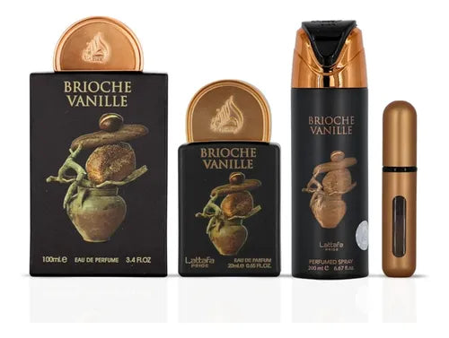 Estuche Lataffa Brioche Vanille 100 ML HM EDP 4 Pz