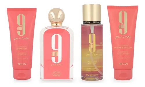 Estuche Afnan 9 AM 100 ML DM EDP 4 Pz