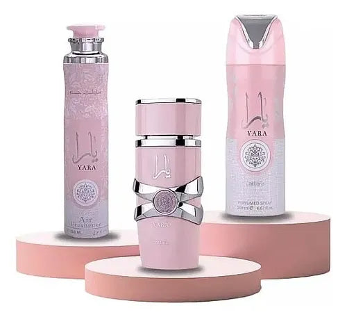 Estuche Lataffa Yara 100 ML DM EDP 3 Pz