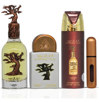 Estuche Lataffa Eternal Oud 100 ML HM EDP 4 Pz
