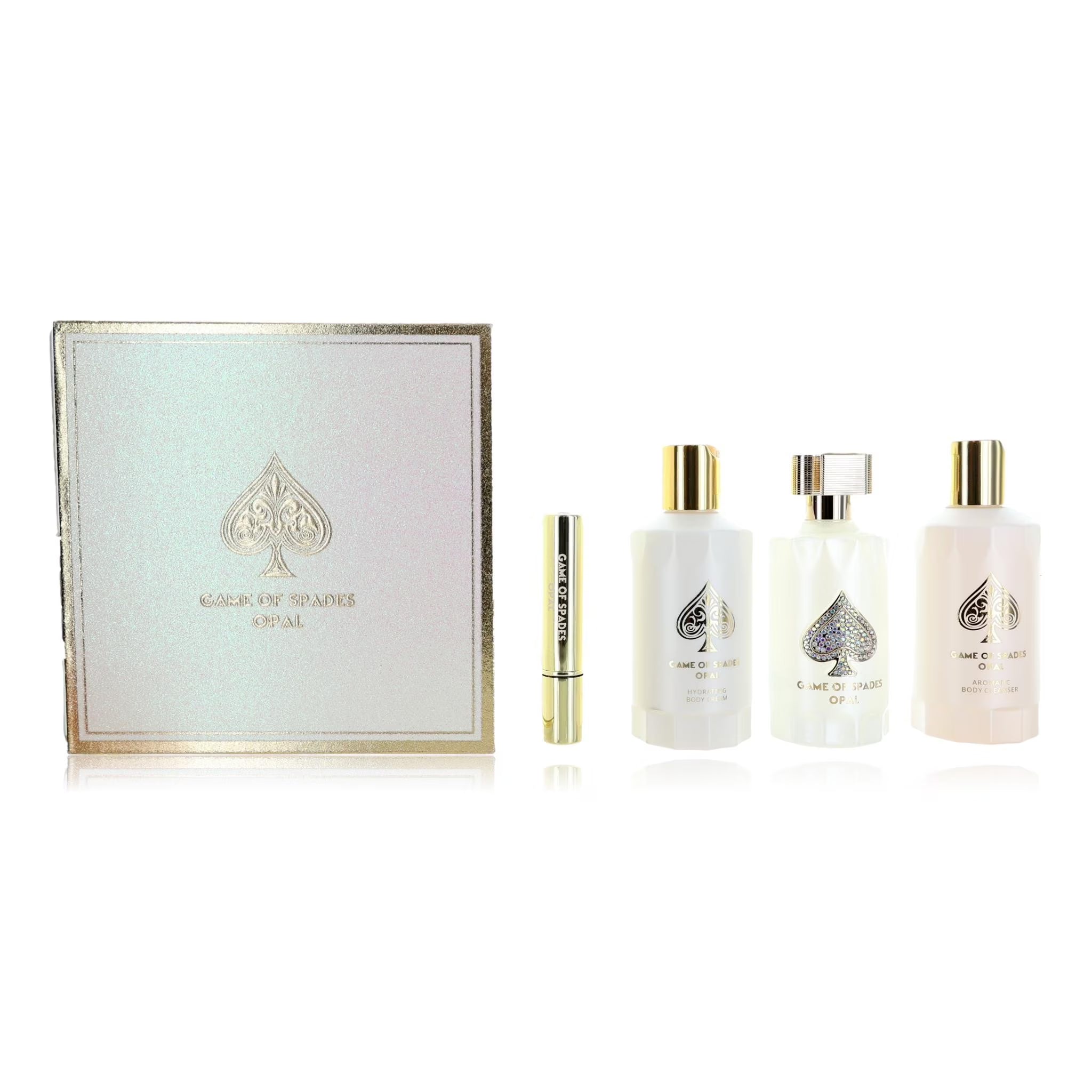 Estuche Game Of Spade Opal Parfum Unisex 4 Pz