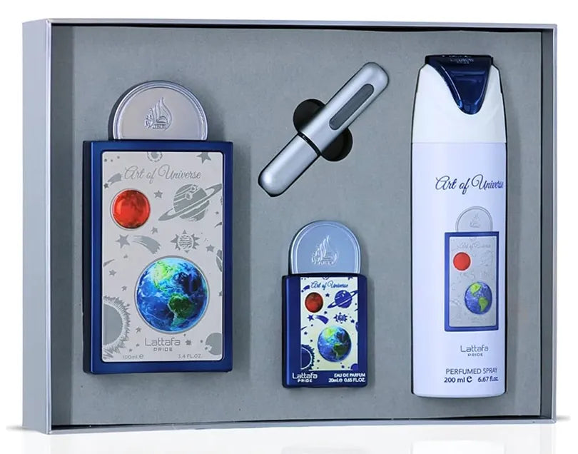 Estuche Lataffa Art Of Universe 100 ML HM EDP 4 Pz