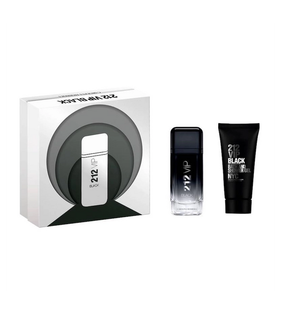 Estuche 212 Vip Black De Carolina Herrera 100 ML HM  EDP 2 Pz