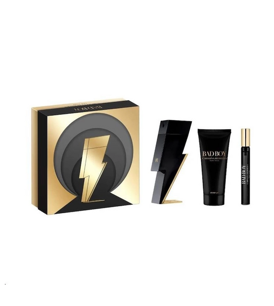 Estuche Bad Boy De Carolina Herrera 100 ML HM 3 Pz