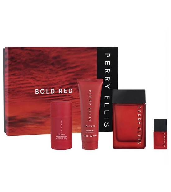 Estuche Perry Ellis Bold Red 100 ML HM 4 Pz