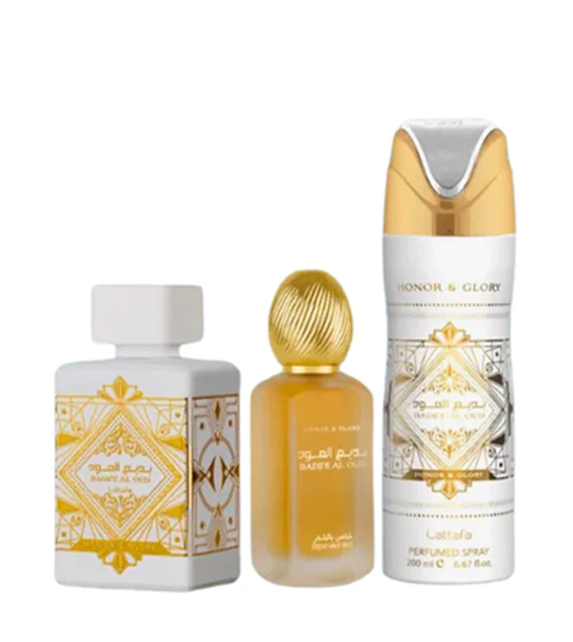 Estuche Lataffa Honor & Glory 100 ML HM EDP 3 Pz