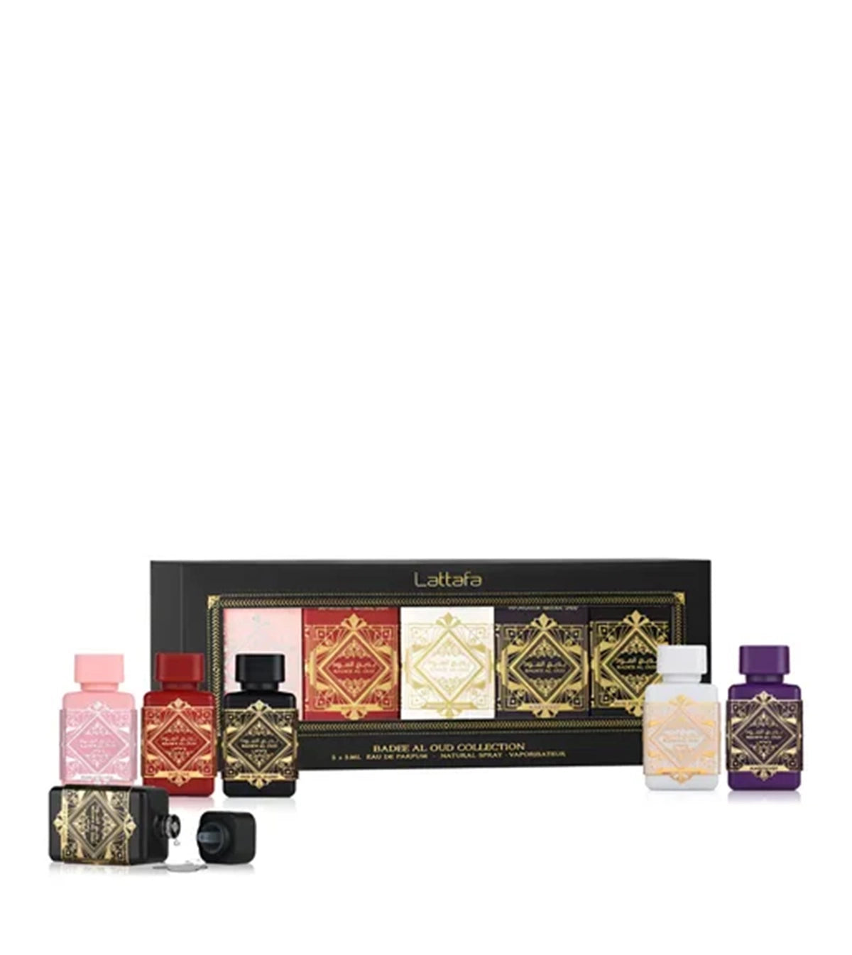 Estuche Miniatura Lataffa Bade Al Oud 5 ML 5 Pz