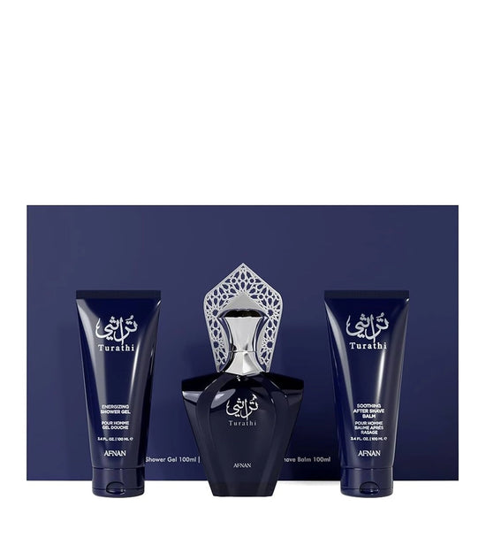 Estuche Afnan Thurathi Blue 100 ML HM EDP 3 Pz