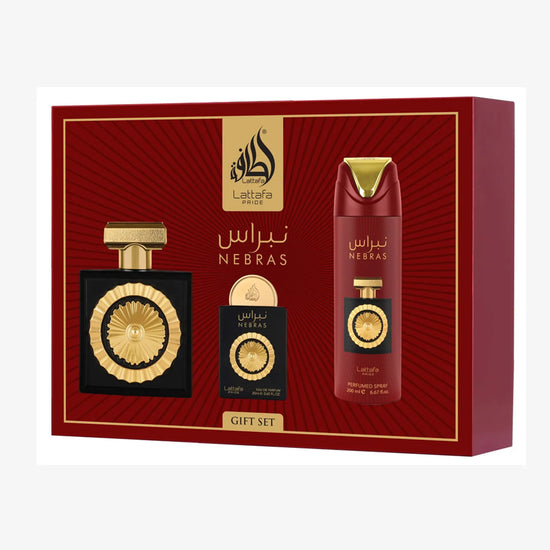 Estuche Lataffa Nebras 100 ML HM EDP 3 Pz